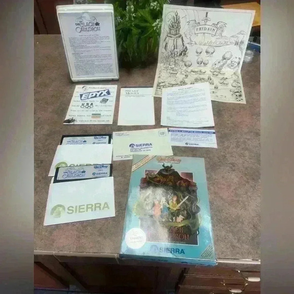 Sierra The Black Cauldron (IBM/Tandy MS-DOS 5 1/4 & 3.5‎ Sierra, 1985) - Picture 11 of 13